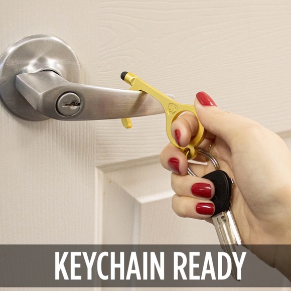 NoTouch Keychain Antimicrobial Handtool - Picture 4 of 5